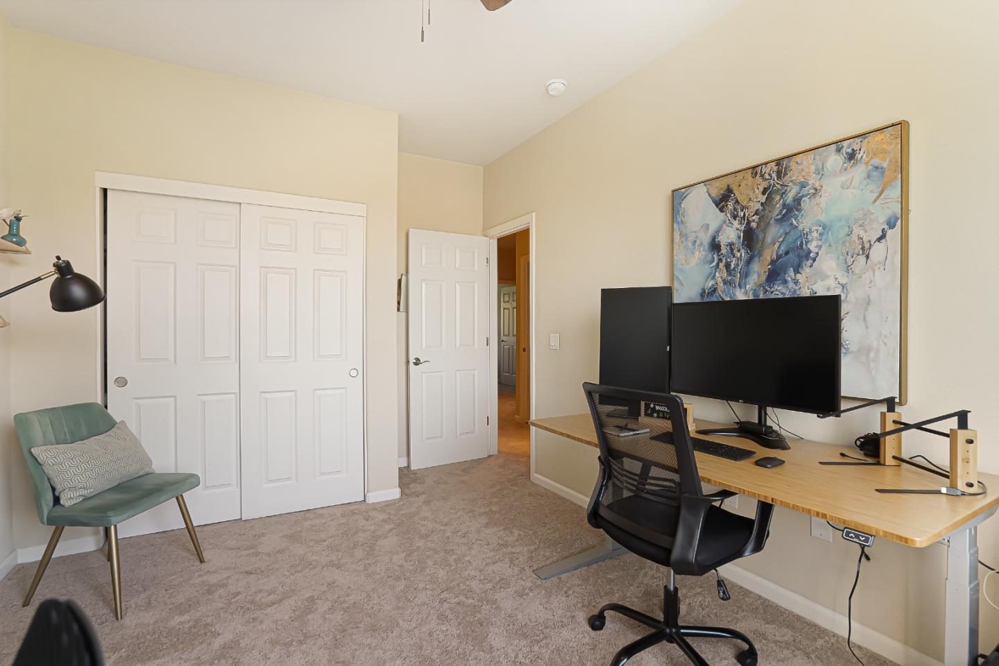 109 Esfahan Drive San Jose, CA 95111 - Photo 36 of 44 a view of a workspace with furniture and a window