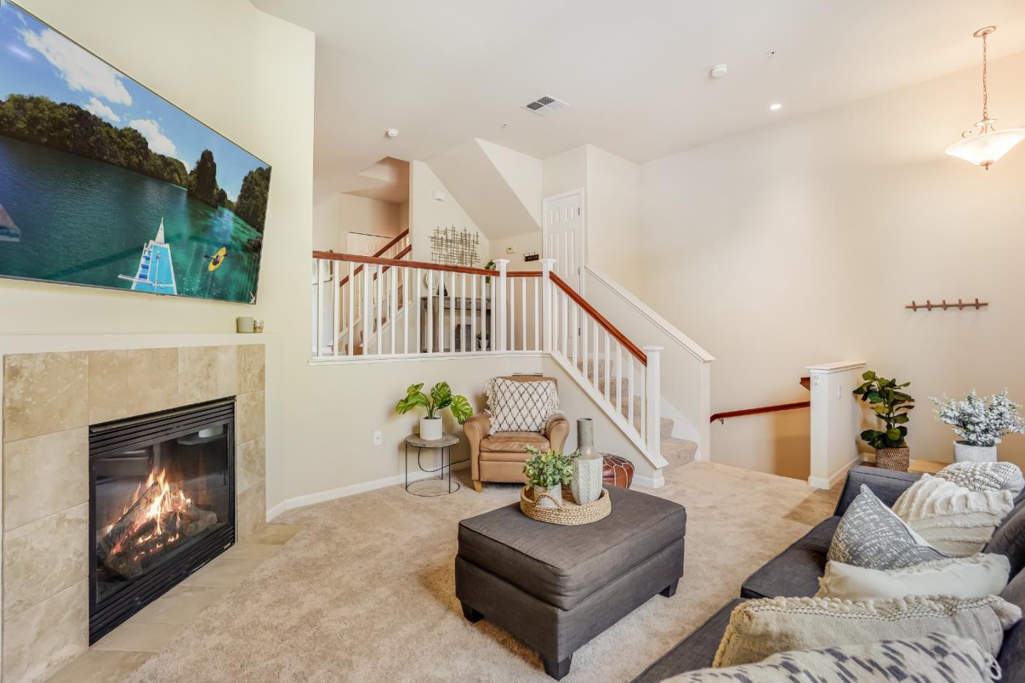109 Esfahan Drive San Jose, CA 95111 - Photo 7 of 44 a living room with furniture and a fireplace