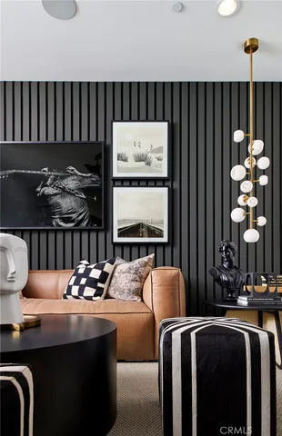 a view of dinning table and chairs in a room
