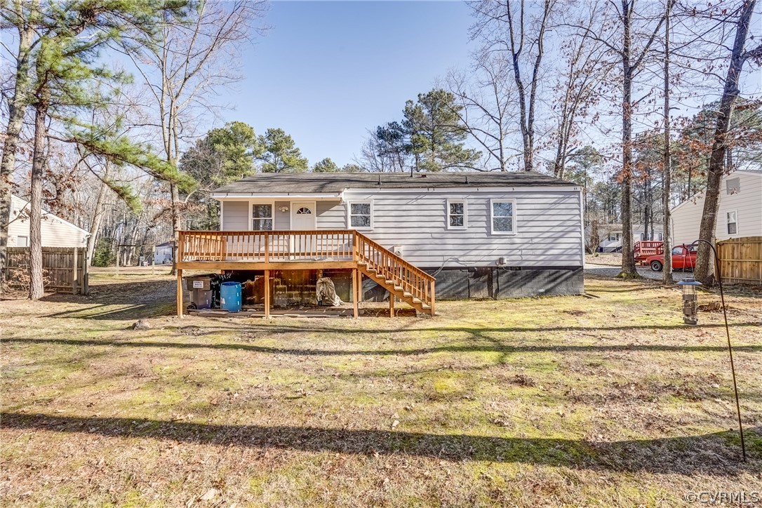 412 Queensway Road Chesterfield, VA 23236 - Photo 12 of 39 a view of a house with a big yard and large tree