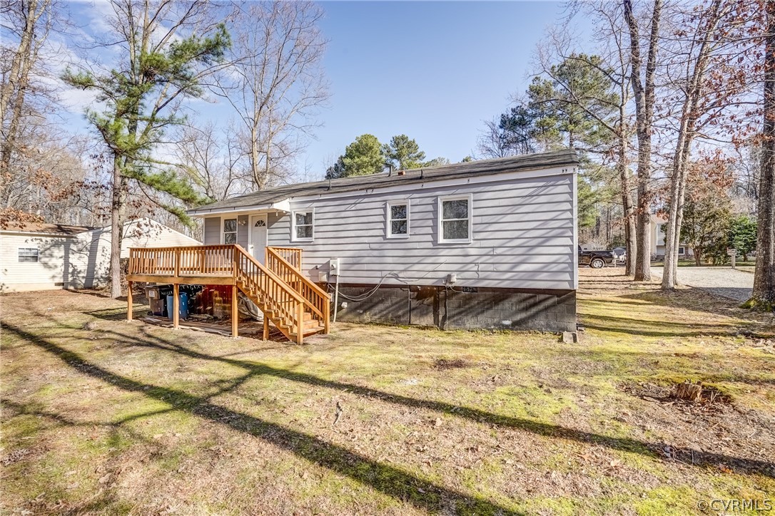 412 Queensway Road Chesterfield, VA 23236 - Photo 13 of 39 a view of a house with a patio