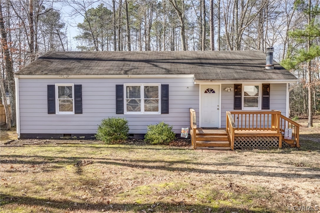 412 Queensway Road Chesterfield, VA 23236 - Photo 2 of 39 a view of a house with a wooden floor and a yard