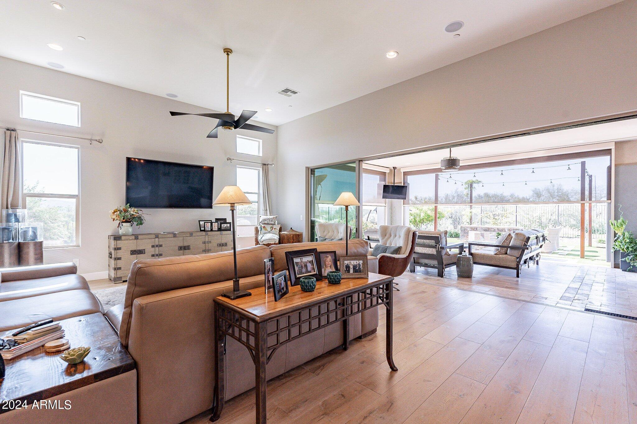 17795 East StockingTrail Rio Verde, AZ 85263 - Photo 18 of 52 Living room to open patio sliders