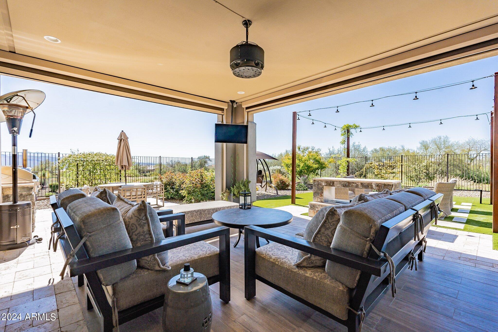 17795 East StockingTrail Rio Verde, AZ 85263 - Photo 39 of 52 Patio with screens open