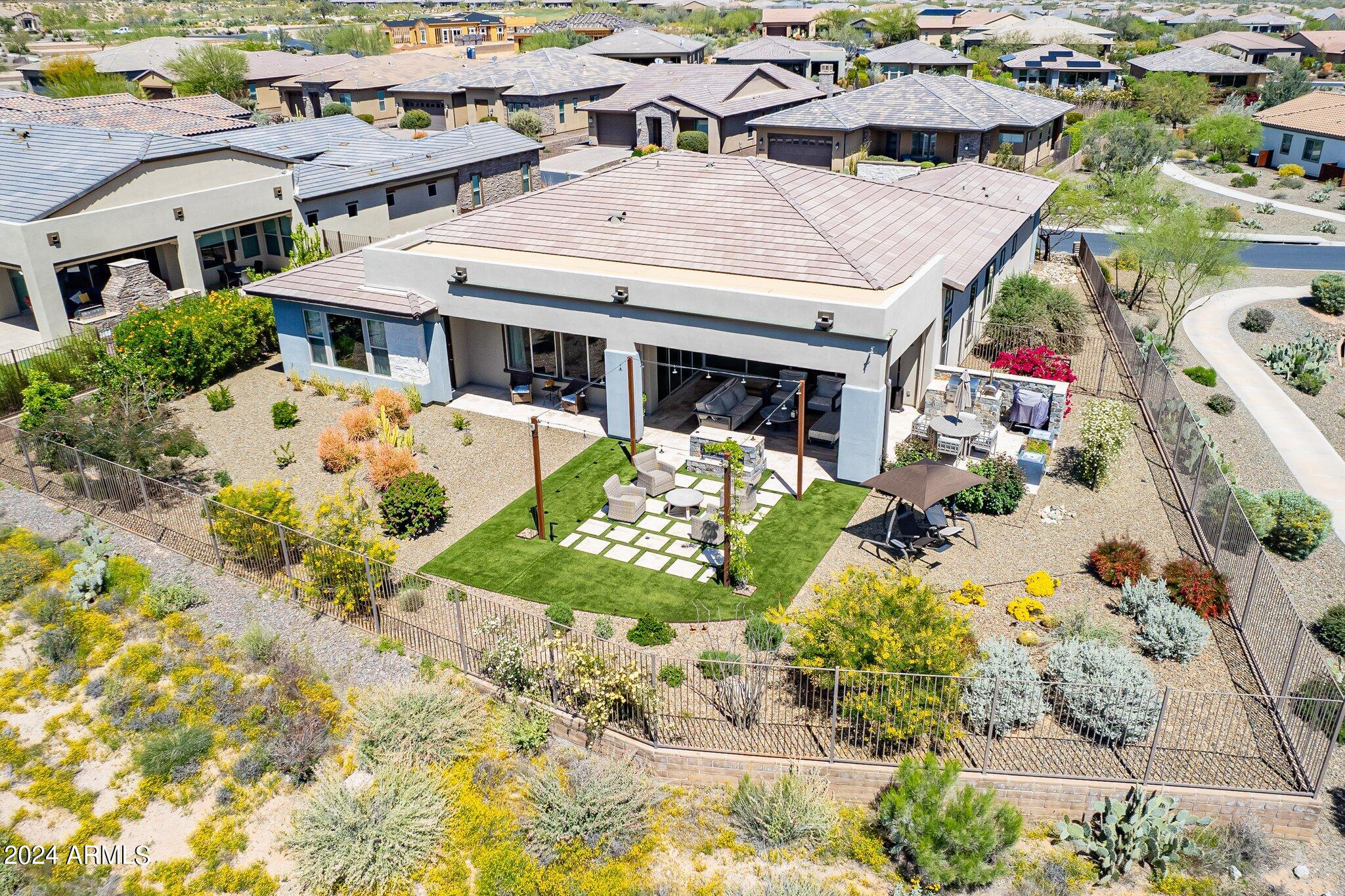17795 East StockingTrail Rio Verde, AZ 85263 - Photo 52 of 52 Back yard aerial view