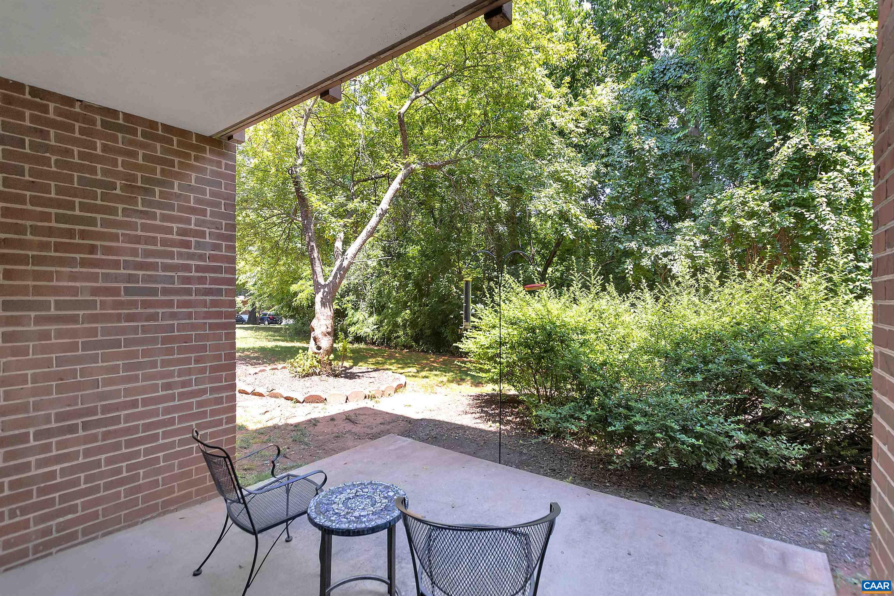 125 Turtle Creek Road, Unit 2 Charlottesville, VA 22901 - Photo 10 of 33 a view of a chairs and table in backyard