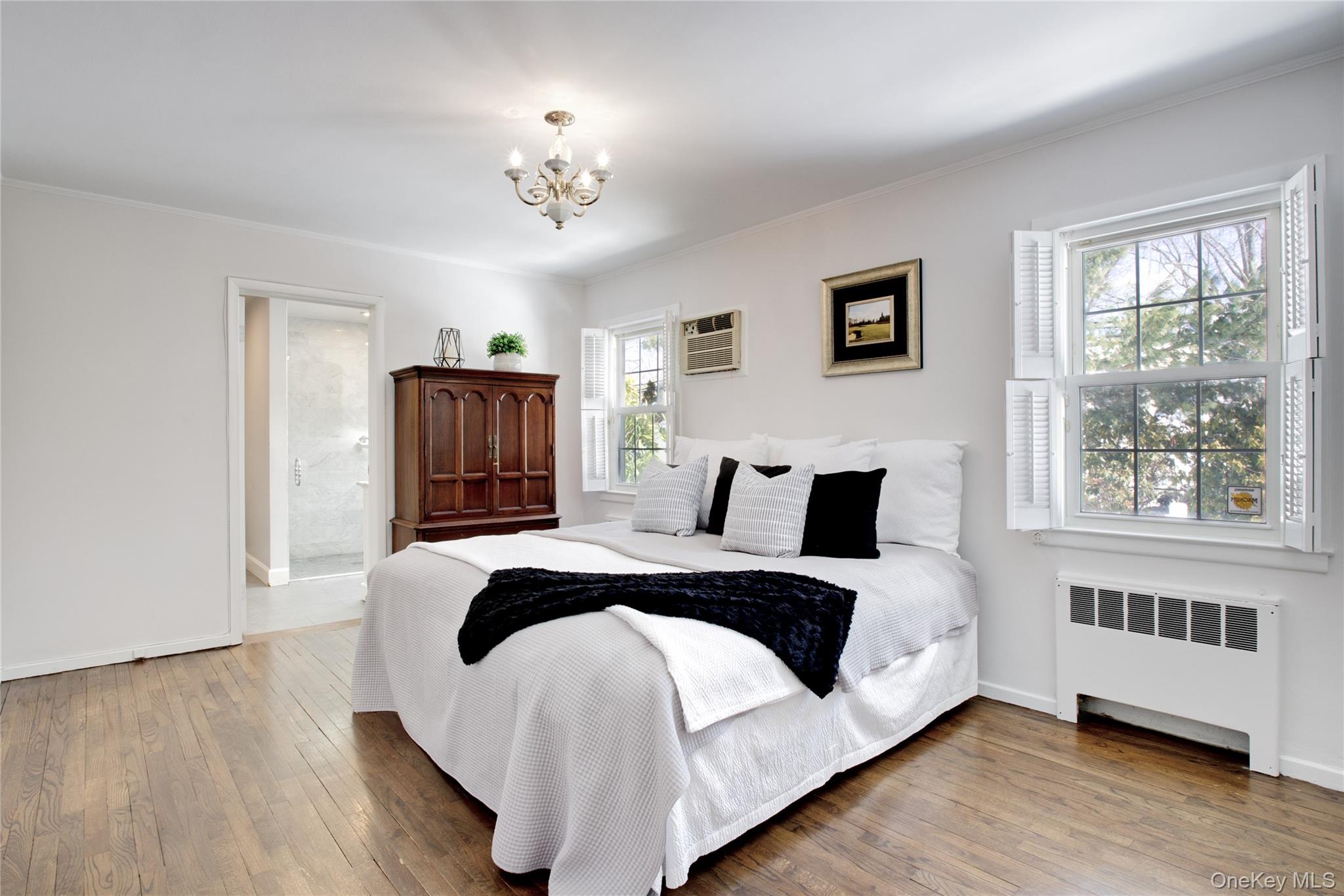 27 Avalon Road Garden City, NY 11530 - Photo 14 of 31 1st floor Primary suite with 2 double closets and ensuite bathroom