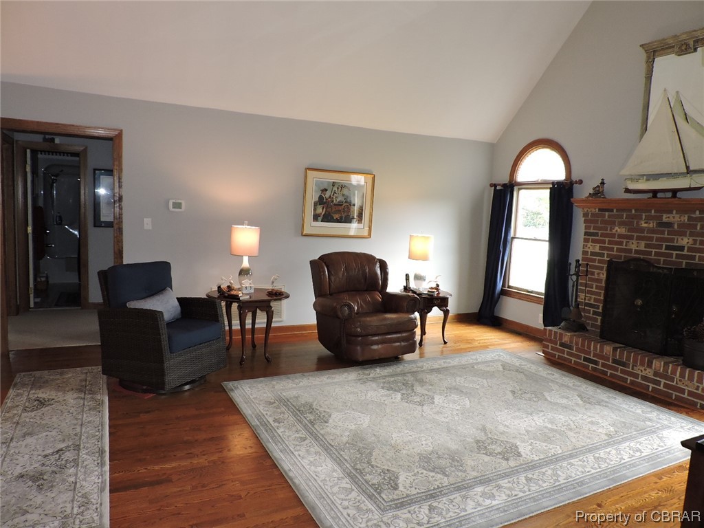 2896 Decatur Drive Hayes, VA 23072 - Photo 4 of 27 Wood Flooring and vaulted ceiling