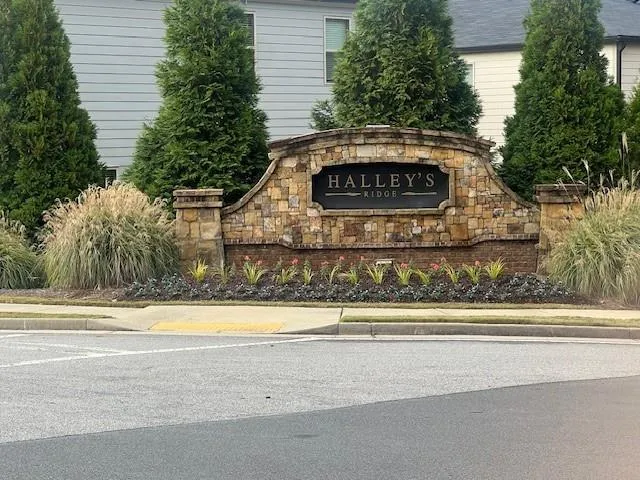 a view of a street sign