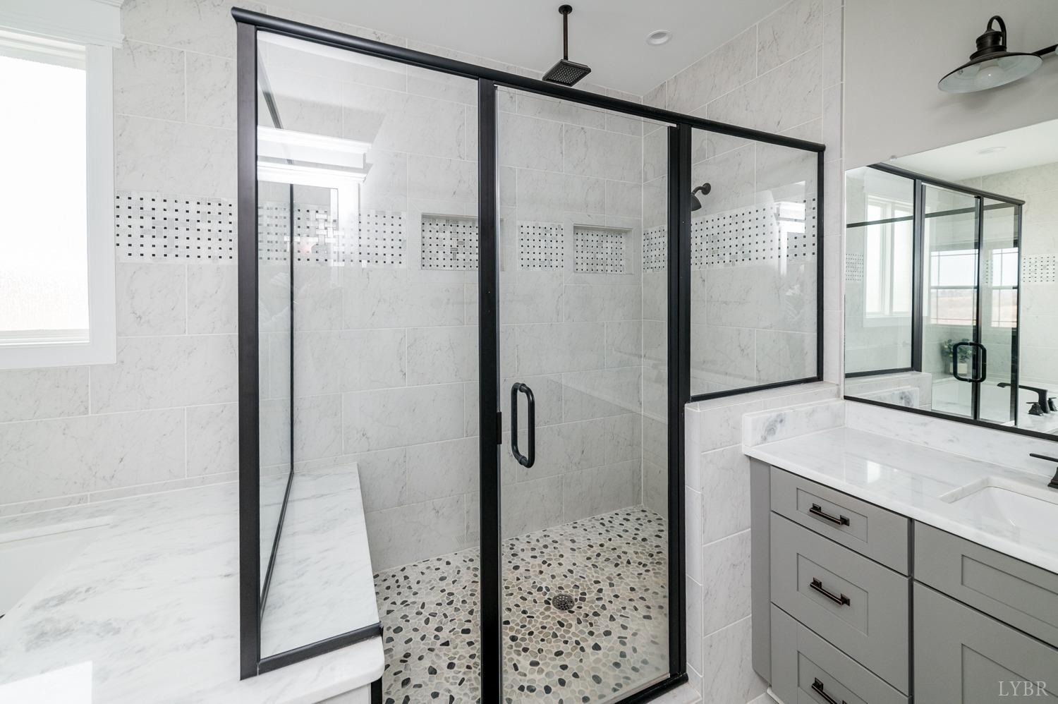 967 Lynbrook Road Rustburg, VA 24588 - Photo 58 of 99 a bathroom with a shower and a sink