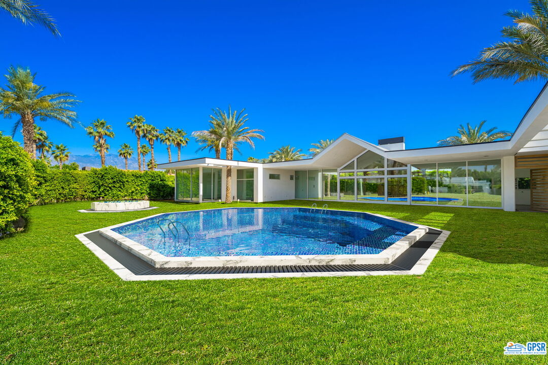 1 Makena Lane Rancho Mirage, CA 92270 - Photo 10 of 22 a view of a house with a big yard