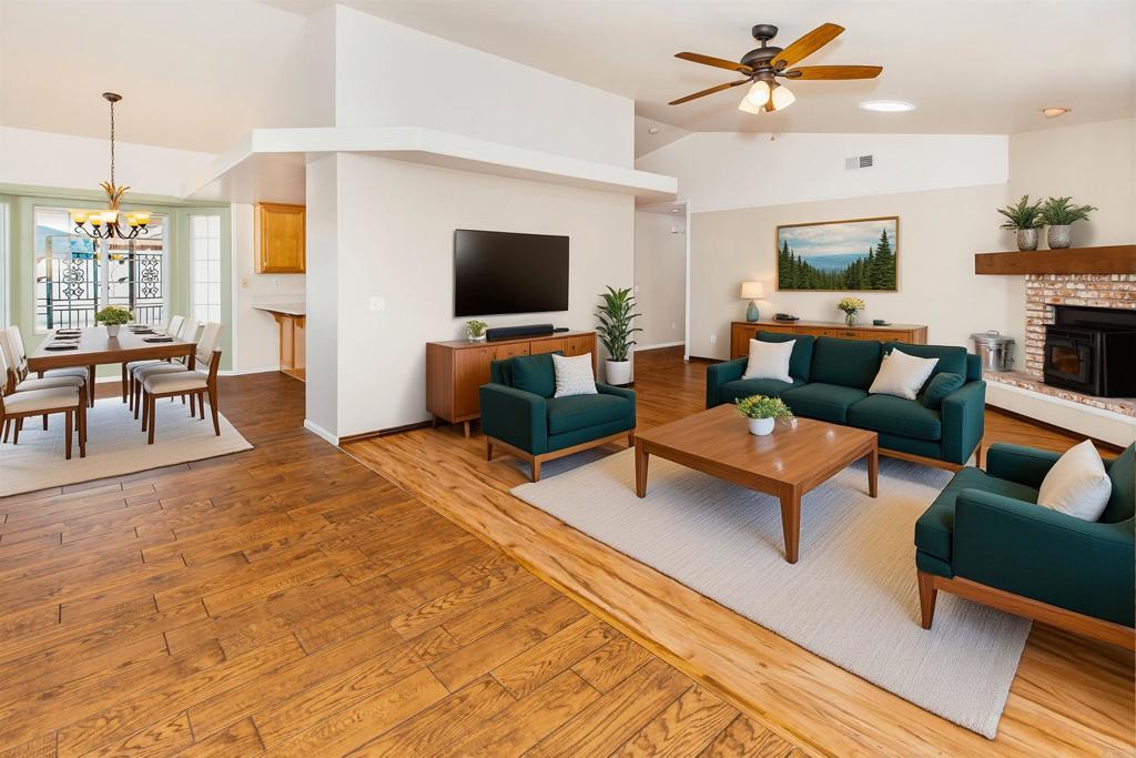 322 G Street Ramona, CA 92065 - Photo 13 of 61 a living room with furniture and a flat screen tv