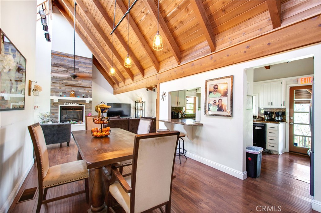 7241 Old Temescal Road Corona, CA 92881 - Photo 47 of 47 a view of a dining room with furniture window and wooden floor