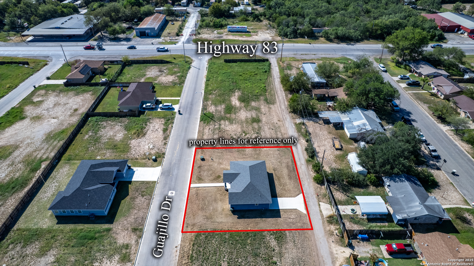 413 Guajillo Uvalde, TX 78801 - Photo 22 of 23 an aerial view of houses with outdoor space