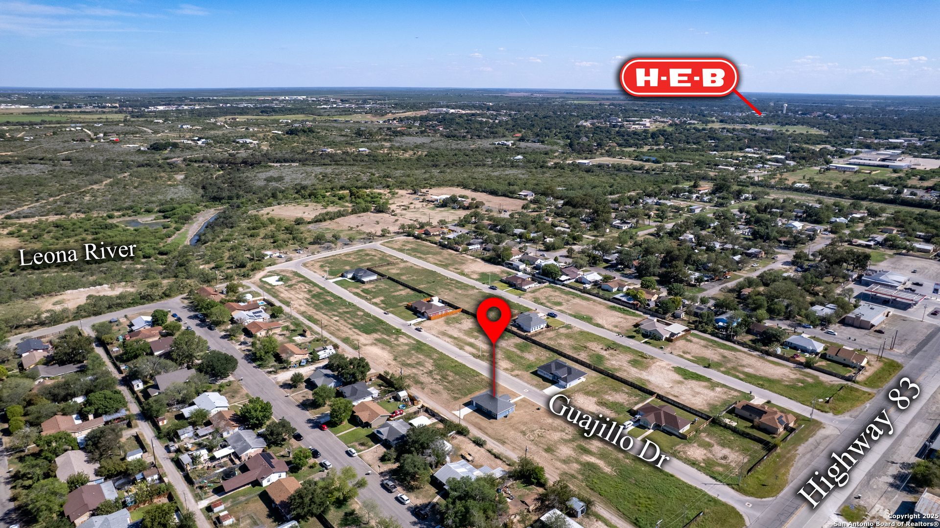 413 Guajillo Uvalde, TX 78801 - Photo 23 of 23 an aerial view of residential houses with outdoor space