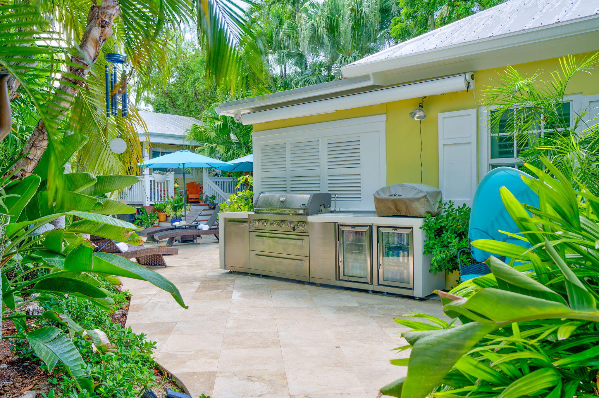 1501 White Street Key West, FL 33040 - Photo 46 of 49 a backyard of a house with seating space