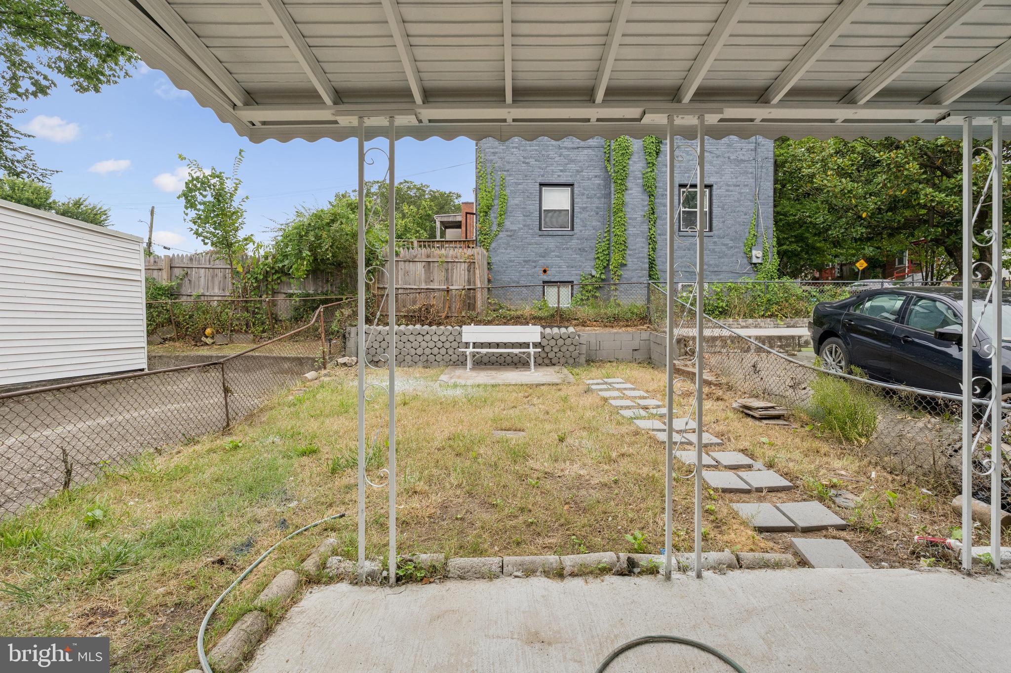 24 55th Street Northeast Washington, DC 20019 - Photo 17 of 23 Open Backyard