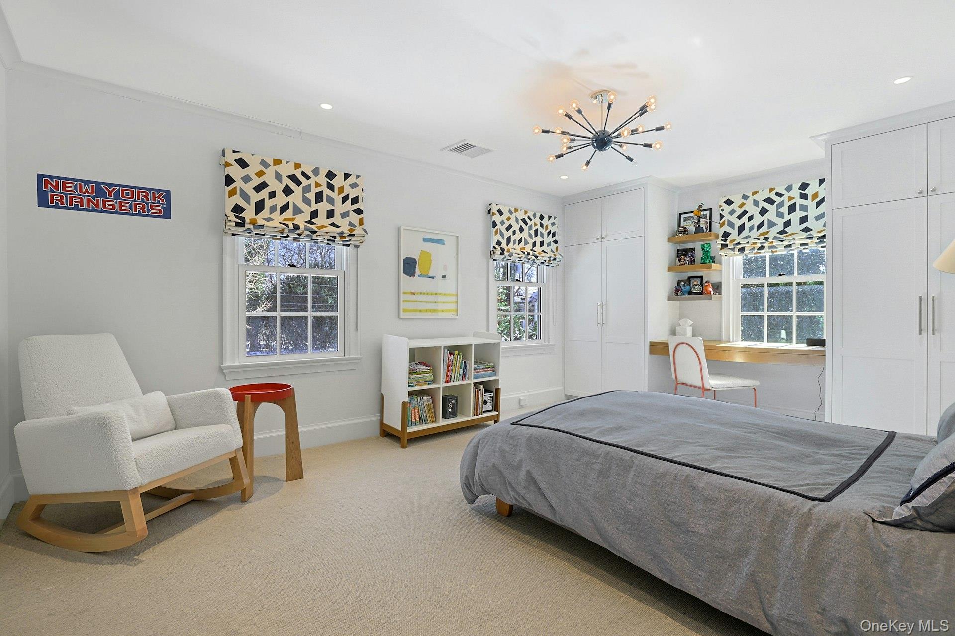 19 Overlook Road Scarsdale, NY 10583 - Photo 31 of 50 a bedroom with a bed and a couch