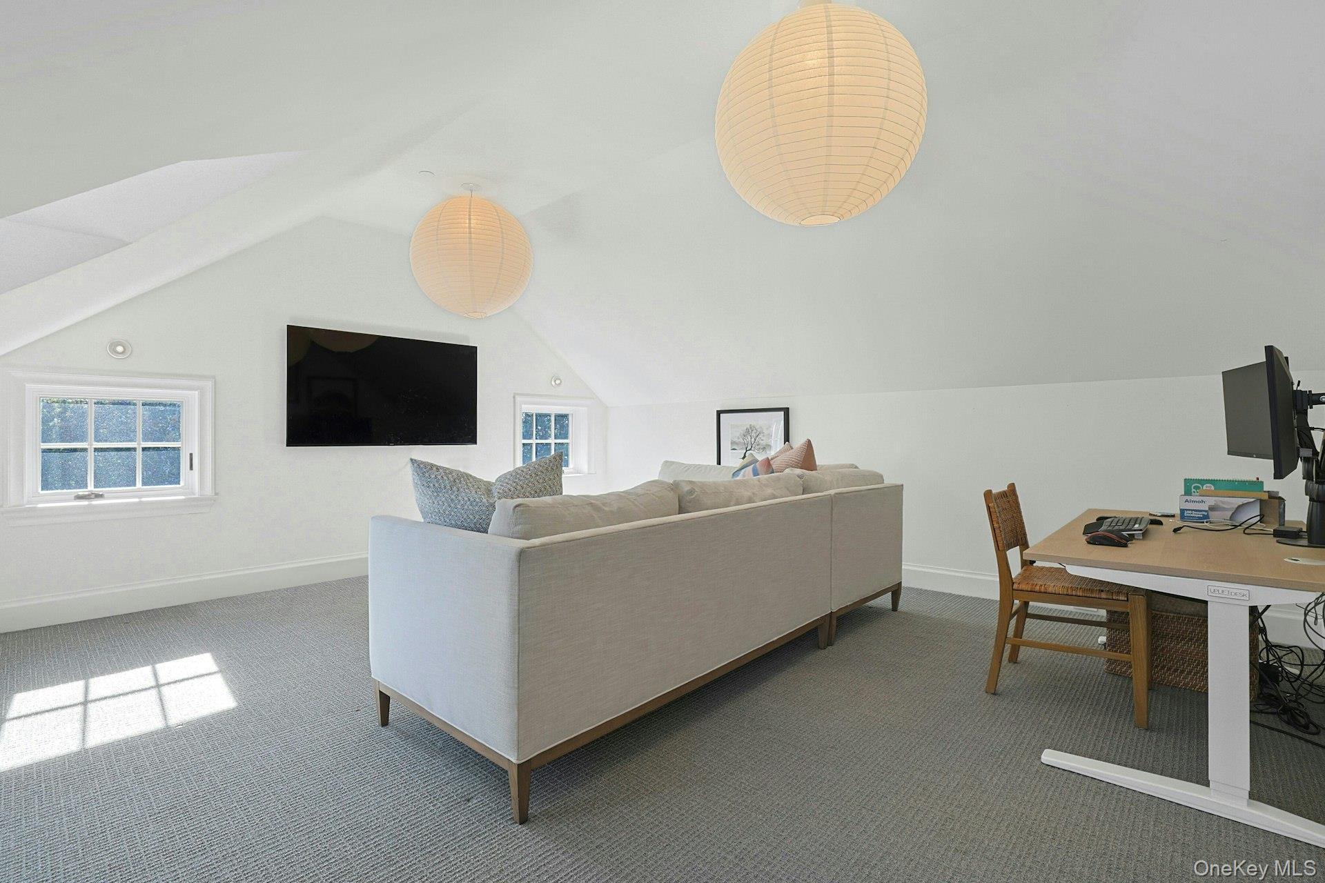 19 Overlook Road Scarsdale, NY 10583 - Photo 40 of 50 a living room with furniture and a flat screen tv