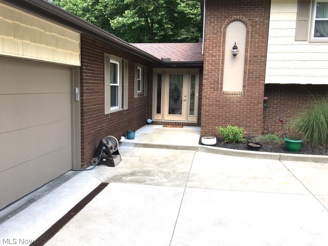 New front door with sidelights