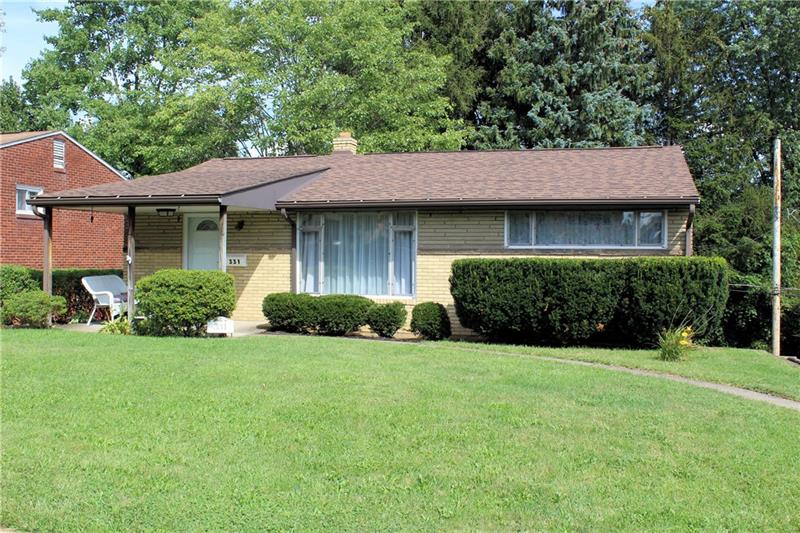 331 Livingston Road West Mifflin, PA 15122 - Photo 1 of 20 Level entry ranch in a wonderful neighborhood!