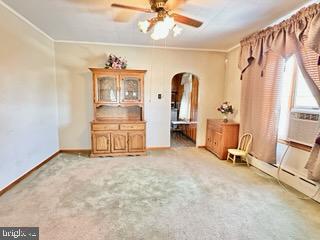 14 East Evesham Road Glendora, NJ 08029 - Photo 4 of 12 a view of a livingroom with furniture and a ceiling fan