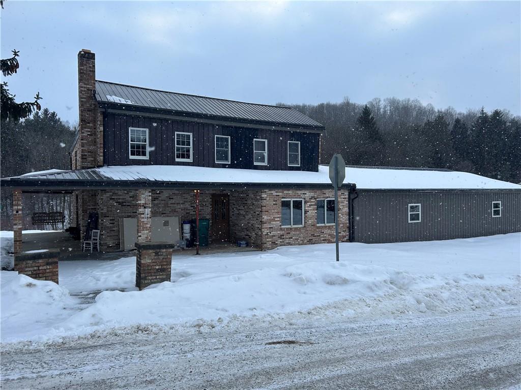 a house view with a sitting space