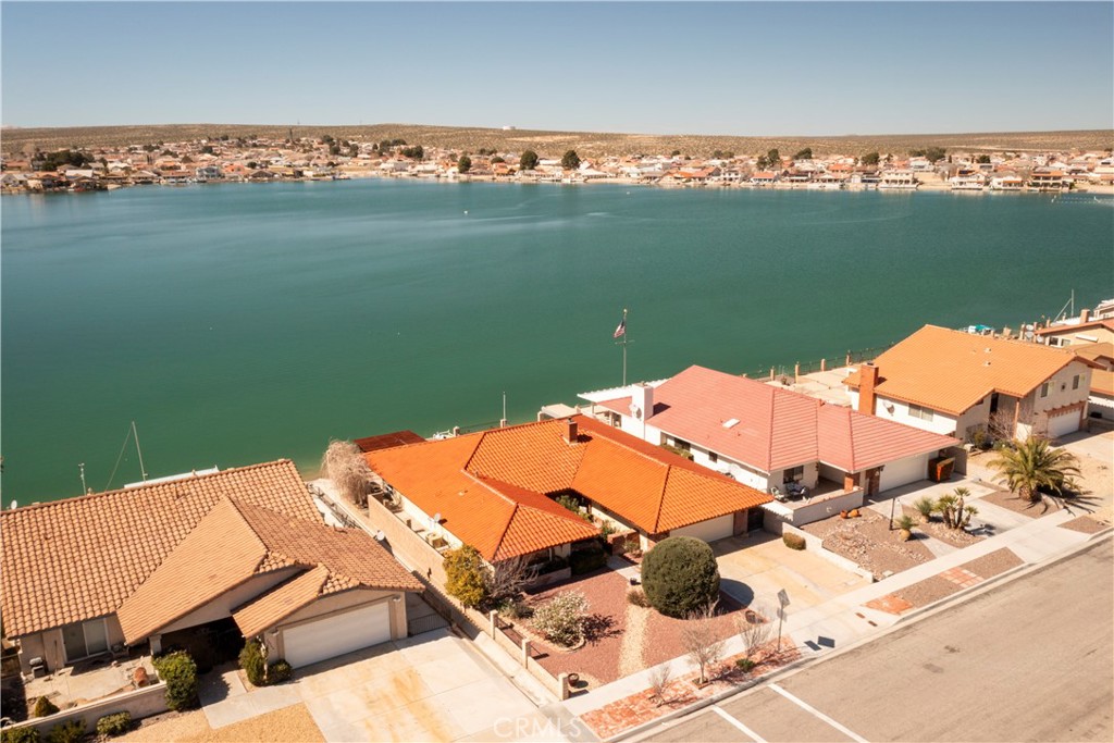 26576 Bluewater Road Helendale, CA 92342 - Photo 4 of 51 an aerial view of a house with a lake view