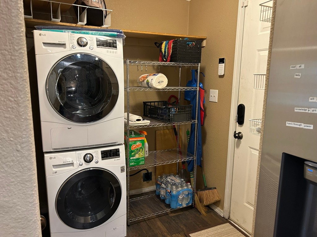 162 Cove View Drive Trinity, TX 75862 - Photo 28 of 50 a close up view of a washer and dryer