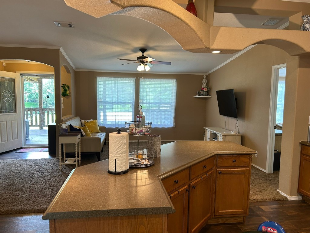 162 Cove View Drive Trinity, TX 75862 - Photo 7 of 50 a view of a dining room with furniture window and wooden floor