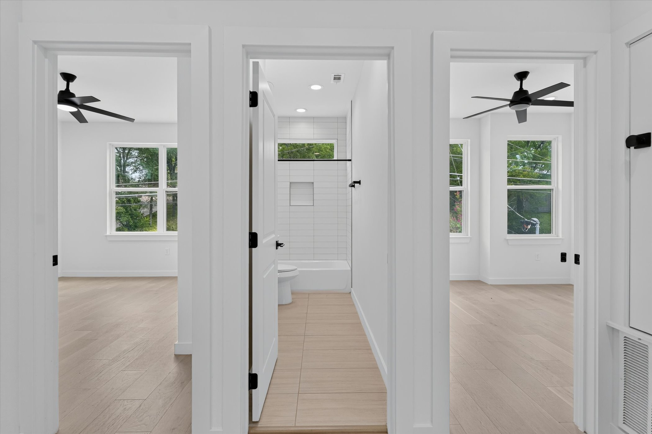 5305 Ledesma Road, Unit 1 Austin, TX 78721 - Photo 14 of 29 Clean lines define this bright interior with durable flooring and modern fixtures, ready for personal touches.