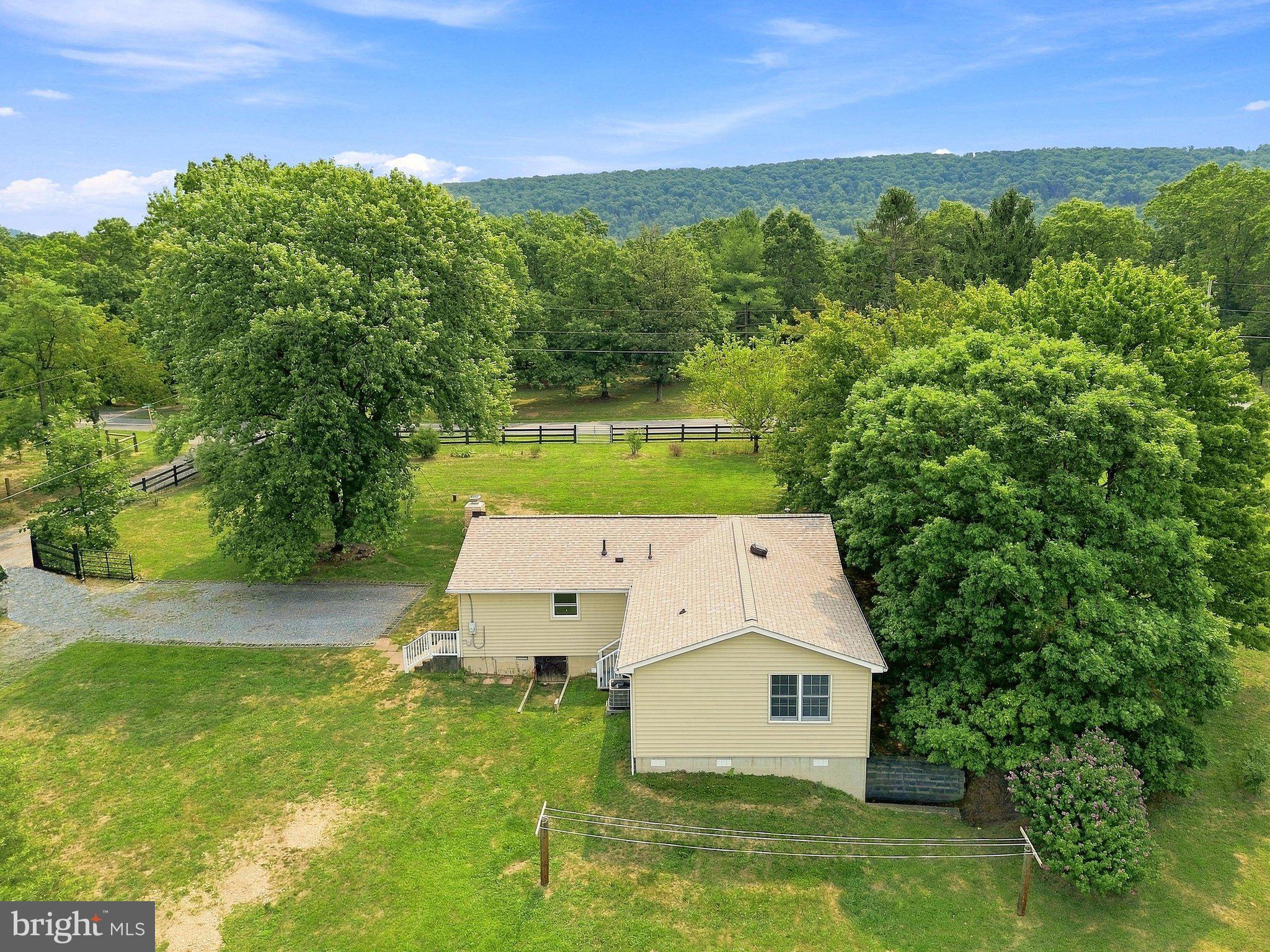852 McDonald Road Winchester, VA 22602 - Photo 47 of 59 Aerial View of back of home