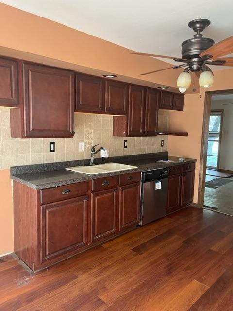5807 West 122nd Place Crown Point, IN 46307 - Photo 4 of 24 a kitchen with granite countertop a sink cabinets and wooden floor