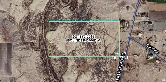 3768 North Coal Creek Road Price, UT 84501 - Photo 2 of 3 Aerial Property Map. Displaying the outline and identifying information for the property