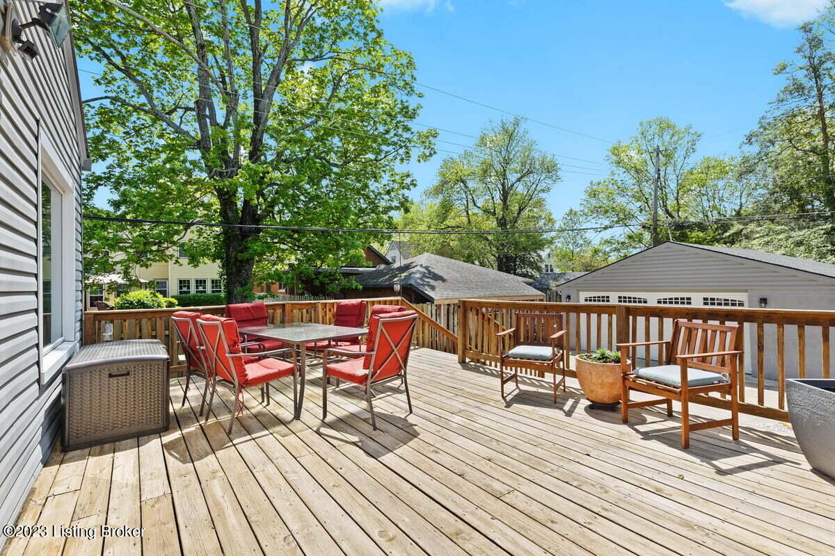 508 Emery Road Louisville, KY 40206 - Photo 34 of 41 Huge deck for outdoor entertaining