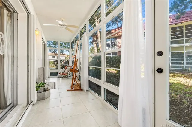 a very nice looking room with a large window