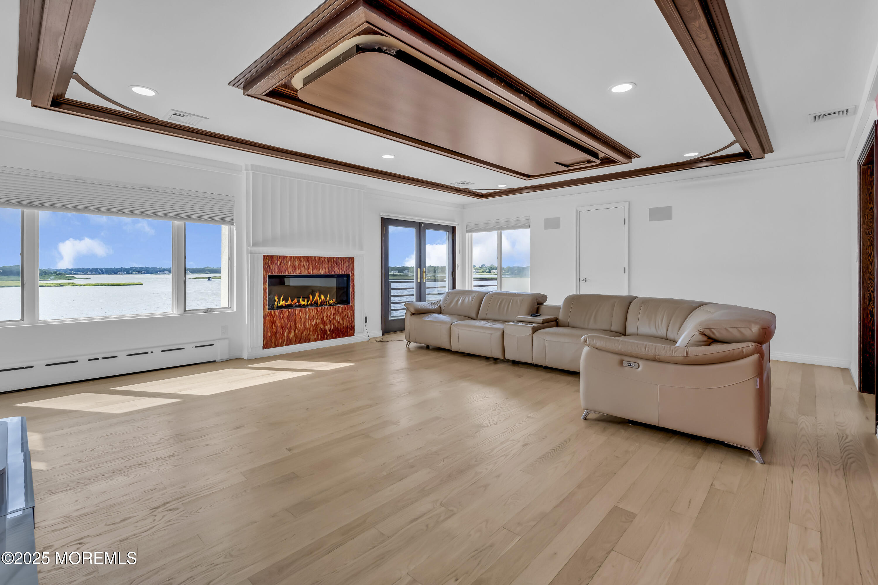 1 Island View Way Sea Bright, NJ 07760 - Photo 42 of 79 a living room with furniture and a ceiling fan