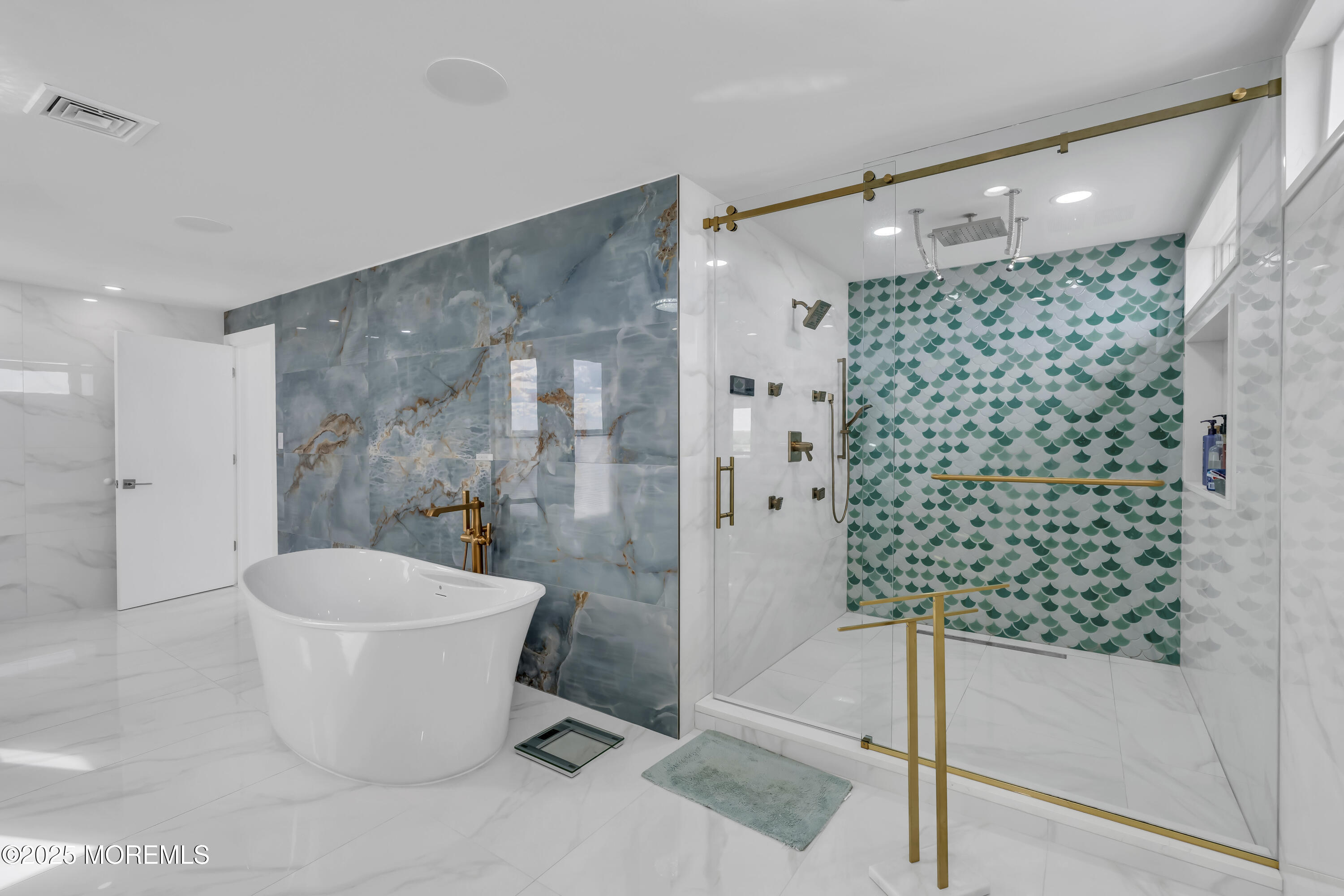 1 Island View Way Sea Bright, NJ 07760 - Photo 66 of 79 a bathroom with a bathtub and shower