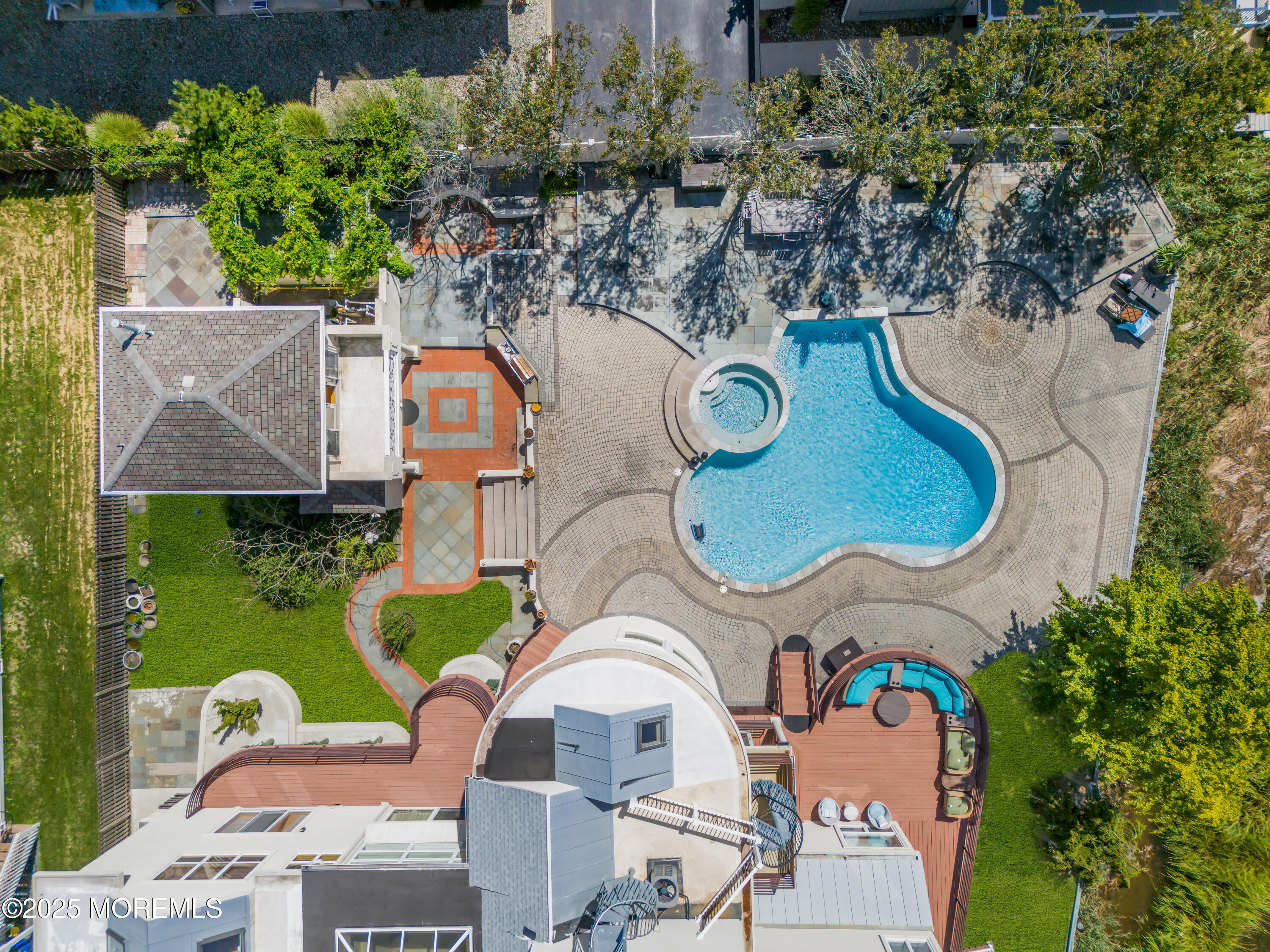 1 Island View Way Sea Bright, NJ 07760 - Photo 72 of 79 an aerial view of a house with outdoor space