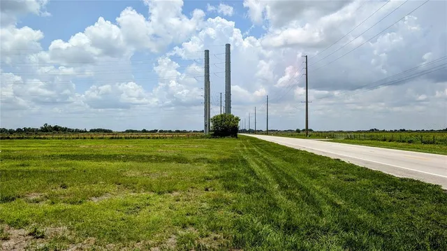 a view of yard with grass and trees