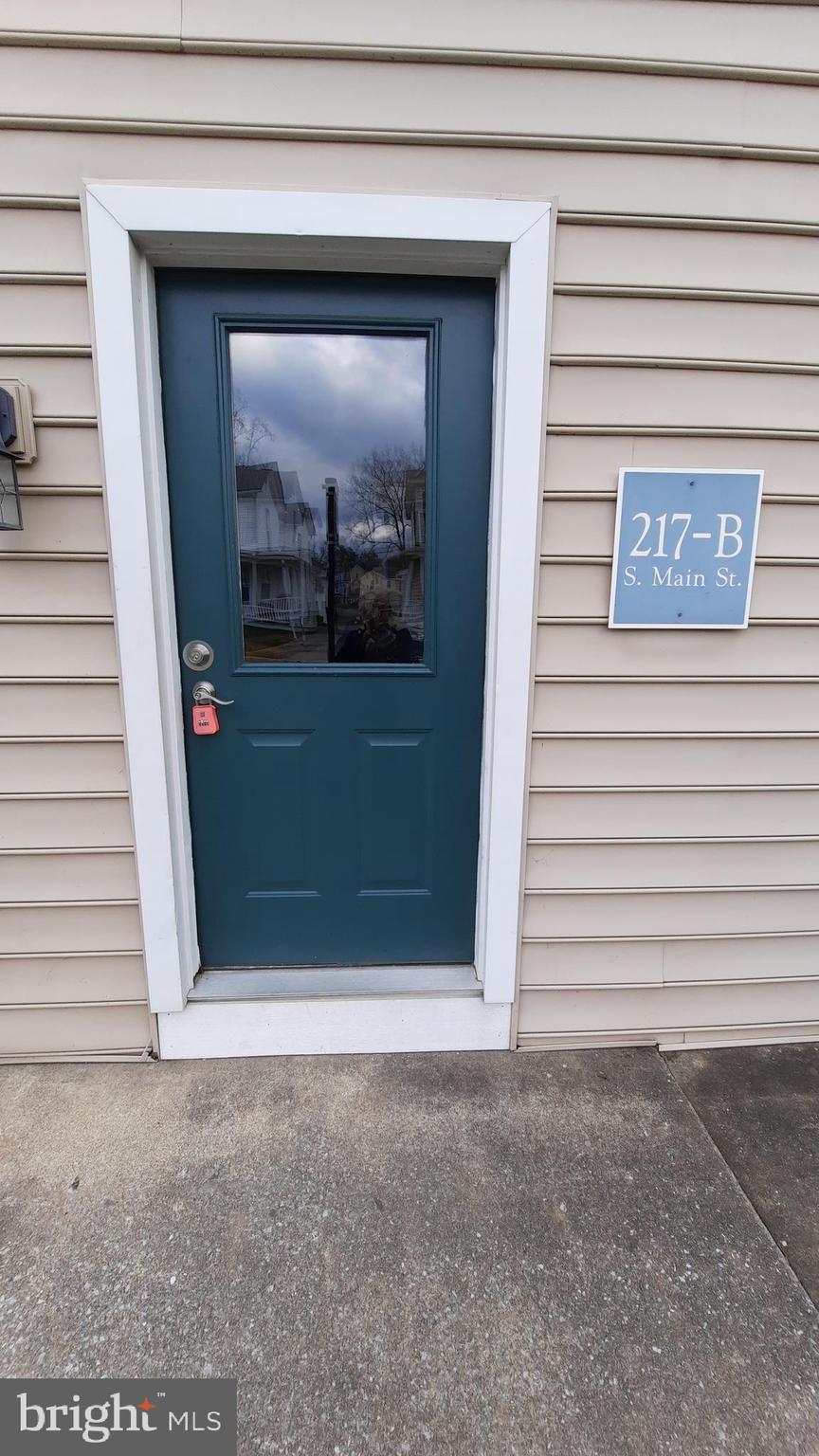 217 South Main Street, Unit B Woodstock, VA 22664 - Photo 13 of 14 Entry door