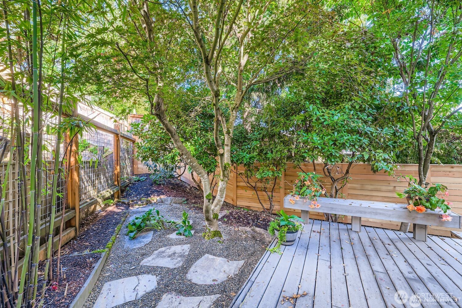 2622 East Madison Street Seattle, WA 98112 - Photo 29 of 38 a view of backyard with sitting area