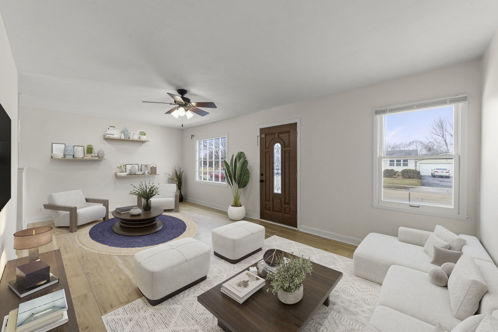 422 Best Avenue DeKalb, IL 60115 - Photo 3 of 34 a living room with furniture and a large window