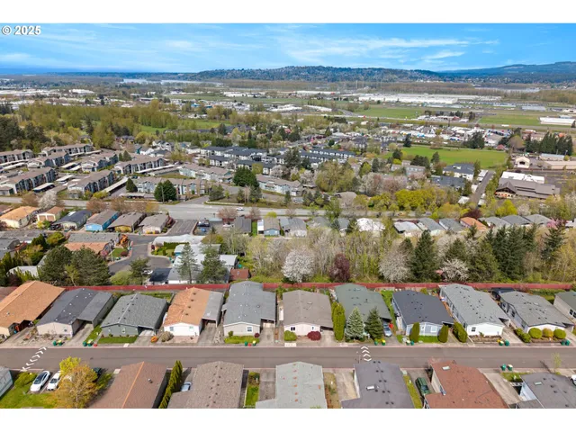 a view of a city with an ocean