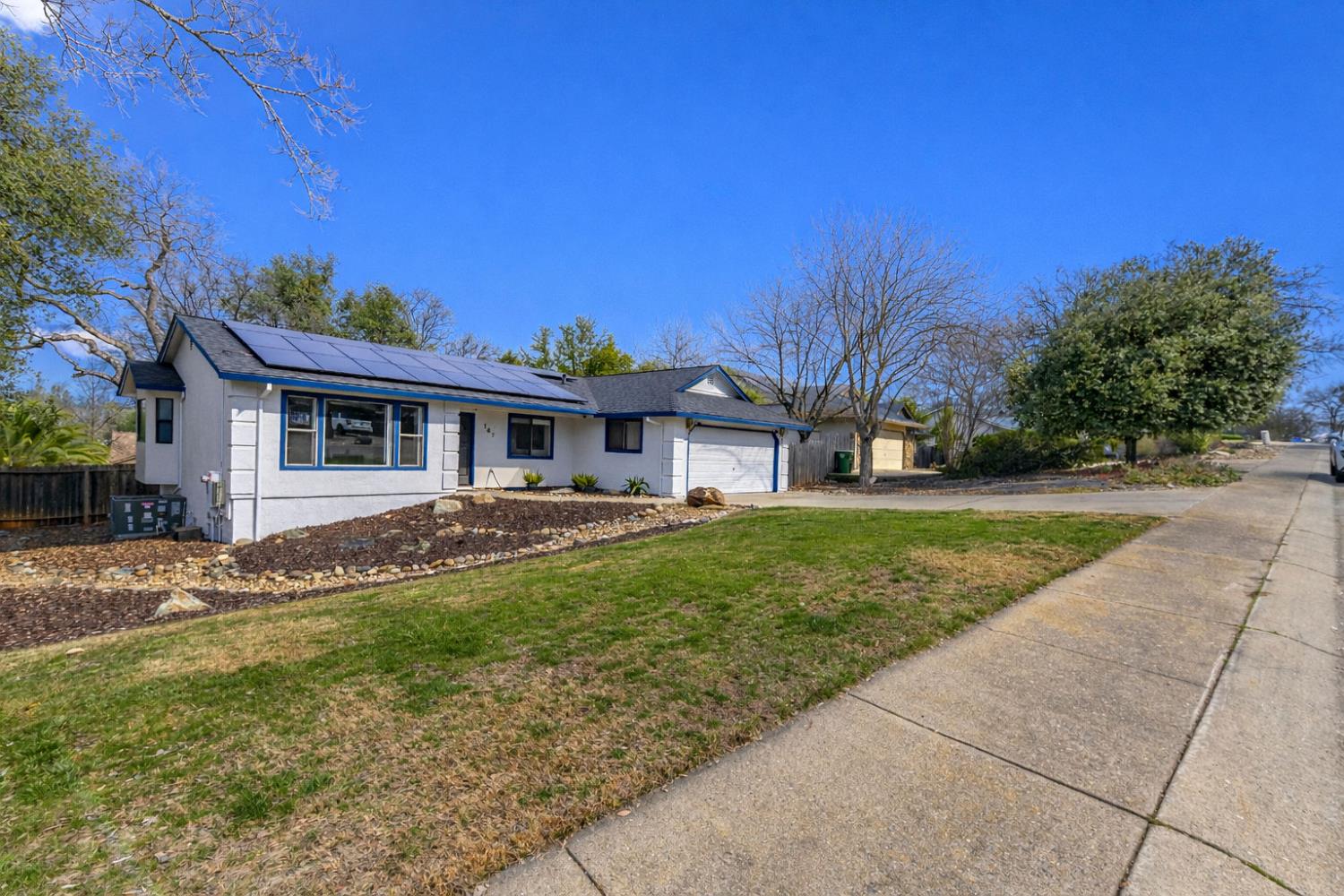 147 Rocky Ridge Lane Angels Camp, CA 95222 - Photo 58 of 61 a front view of a house with a yard