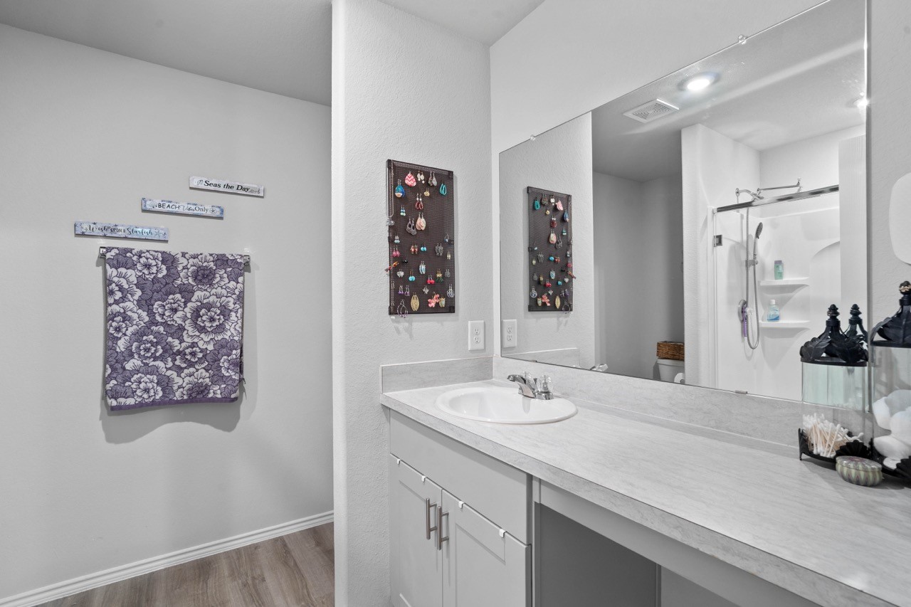 9931 Spring Creek Road Cleveland, TX 77327 - Photo 6 of 38 Primary bathroom