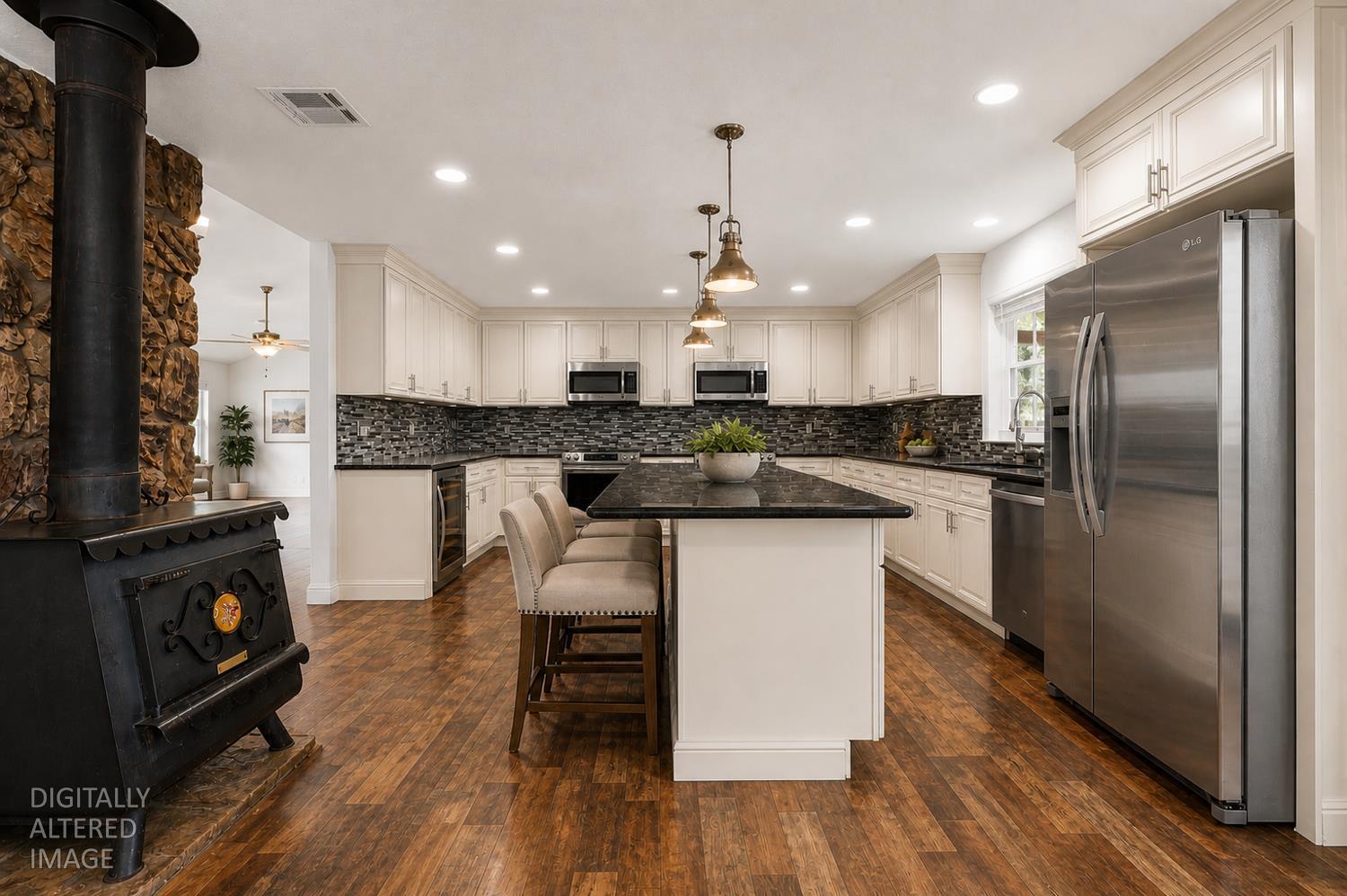 8310 Crotty Way Valley Springs, CA 95252 - Photo 4 of 61 Digitally Staged - Large kitchen with plenty of room to gather.