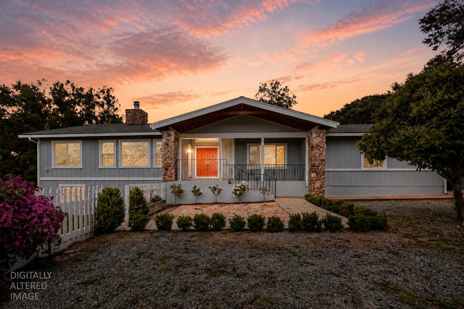 8310 Crotty Way Valley Springs, CA 95252 - Photo 6 of 61 Digitally Staged- A very common evening sunset in the foothill area!