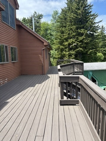 200 Peru Road Windsor, MA 01270 - Photo 6 of 42 a view of balcony with deck and wooden floor