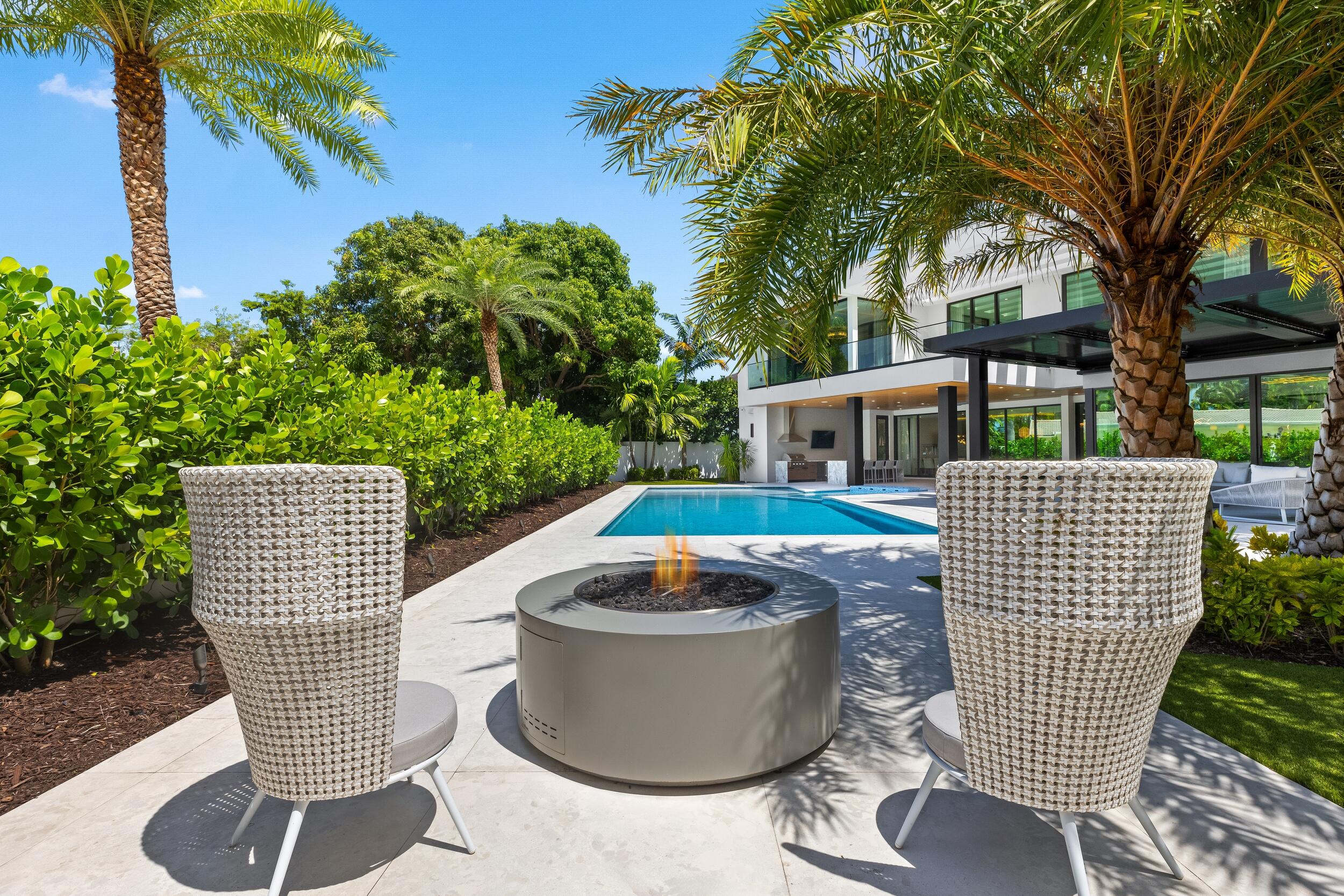 217 Thatch Palm Drive Boca Raton, FL 33432 - Photo 74 of 78 Firepit